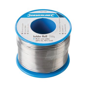 Silverline Soldeertin - 60/40 tin/lood - 1 mm - 250 g - Rol beschikbaar voor biedingen