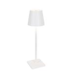 Buiten tafellamp wit incl. LED met touch dimmer oplaadbaar -, Nieuw, Design, Minder dan 50 cm