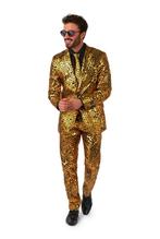 Goud Sterren Pak Heren OppoSuits, Kleding | Heren, Carnavalskleding en Feestkleding, Nieuw, Verzenden