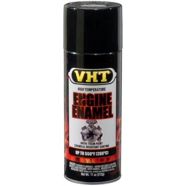 VHT ENGINE ENAMEL™ Gloss Black  (Zwart glans) (VHT COATING, Auto diversen, Autogereedschap, Nieuw, Verzenden