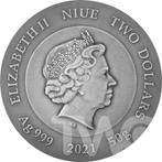 Niue. 2 Dollars 2021 Crypto Mining - Antique Finish, 50g