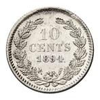 Nederlandse zilveren 10 cent Wilhelmina, Postzegels en Munten, Munten | Nederland, Zilver, Losse munt, Verzenden