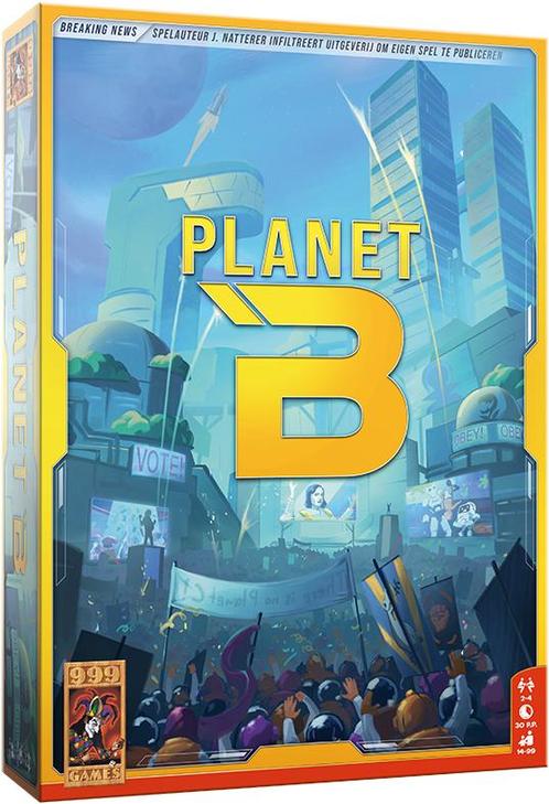 Planet B - Bordspel | 999 Games - Gezelschapsspellen, Hobby en Vrije tijd, Gezelschapsspellen | Bordspellen, Nieuw, Verzenden