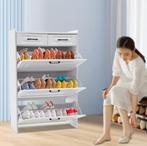 Smal Schoenenmeubel voor Hal – Met Klapdeuren, Huis en Inrichting, Kasten | Schoenenkasten, Verzenden, Nieuw