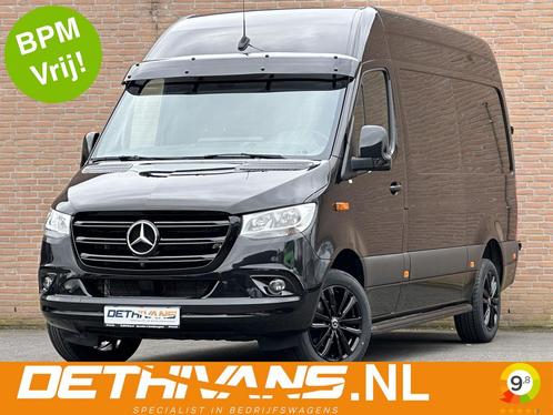 Zakelijke Lease |  Mercedes-Benz Sprinter 317CDI 170PK L2H2, Auto's, Bestelauto's, Onderhoudsboekje, Lease, Zwart, Handgeschakeld