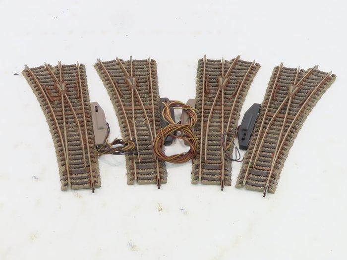 Fleischmann H0 - 6140 - Modeltreinsporen (4) - 4-delig, Hobby en Vrije tijd, Modeltreinen | H0