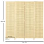 TRUUSK Paravent 4-delig 180 X 180 Cm Kamerscherm Scheidingsw, Huis en Inrichting, Woonaccessoires | Kamerschermen, Verzenden, Nieuw