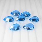 7 pcs Blauw Topaas - 50.35 ct - nternational Colored, Sieraden, Tassen en Uiterlijk, Edelstenen, Nieuw