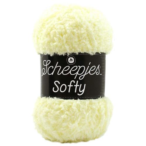 Scheepjes Softy - 499 lichtgeel - Polyester Garen, Hobby en Vrije tijd, Breien en Haken, Ophalen of Verzenden