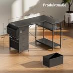 Bureau - Computertafel - Computerbureau - 120x78 cm - Zwart, Huis en Inrichting, Verzenden, Zo goed als nieuw