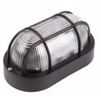 Benson Ovale buitenlamp - zwart kunststof - geribbeld gla..., Ophalen of Verzenden, Nieuw