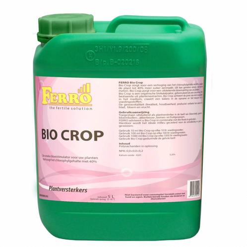 Ferro Bio Crop (bloeistimulator) 5 ltr, Tuin en Terras, Plantenvoeding, Nieuw, Ophalen of Verzenden