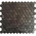 Mozaiek Tegels Dune Reflections Hexagon 29x30.5 cm Gunmetal, Doe-het-zelf en Verbouw, Tegels, Nieuw, Overige materialen, Overige typen