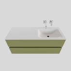 Badkamermeubel Solid Surface BWS Oslo 120x46 cm Rechts Mat, Ophalen of Verzenden, Nieuw, Bad