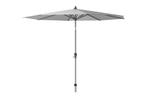 Platinum Riva parasol 3 m. Light grey, Nieuw, Stokparasol, Verzenden, Kantelbaar