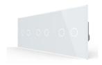 Livolo | Wit | 2+2+2 | Touch Dimmer | Smart Schakelaar |, Ophalen of Verzenden, Nieuw, Schakelaar
