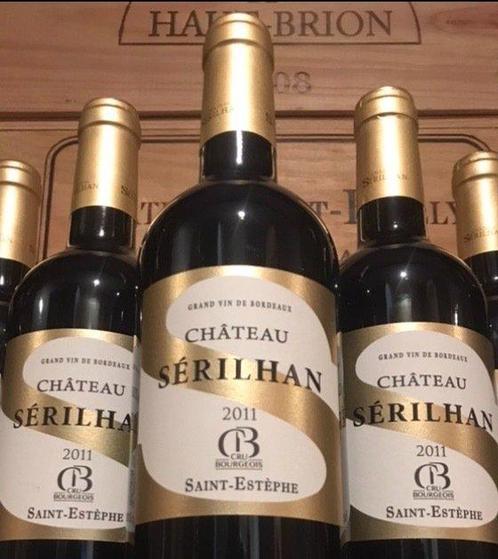 2011 Château Serilhan - Saint-Estèphe Cru Bourgeois - 6, Verzamelen, Wijnen