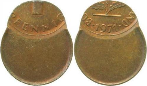 1 Pfennig Brd 1971 D70 ohne Muenzzeichen, Postzegels en Munten, Munten | Europa | Niet-Euromunten, Verzenden