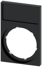 Siemens SIRIUS ACT Labelhouder 22mm Zwarte Frame -, Verzenden, Nieuw, Overige typen