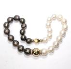 Ketting met hanger - 14 karaat Geel goud - 0.30ct. tw. Parel