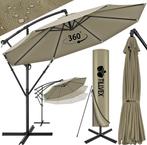 Tillvex® Parasol - Zweefparasol - Ø300cm - 360° Draaibaar -, Tuin en Terras, Verzenden, Zo goed als nieuw