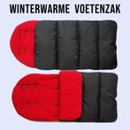 Winterwarme Voetenzak voor Buggy en Kinderwagen - Rood/Zwart, Verzenden, Nieuw