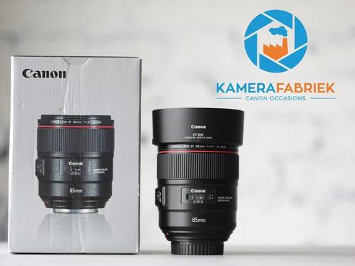 Canon EF 85mm f/1.4L IS USM - Incl. 1 jaar garantie!, Audio, Tv en Foto, Fotografie | Lenzen en Objectieven, Telelens, Zo goed als nieuw