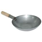 Wokpan staal met platte bodem | 35,6(Ø)cm Vogue, Verzenden, Nieuw in verpakking