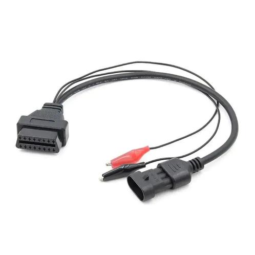 Alfa Romeo/Fiat/Lancia 3-pins naar 16-pins OBD2 Verloopkabel, Auto diversen, Autogereedschap, Nieuw, Verzenden