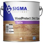 Woodprotect 2in1 Satin Classic Transparant 2,5 liter, Doe-het-zelf en Verbouw, Ophalen of Verzenden, Nieuw