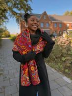 Warme Sjaal met Afrikaanse print Unisex - Rode Mandala Patch, Kleding | Dames, Ophalen of Verzenden, Nieuw