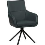 Set van 8 Leren draaibare eetkamerstoelen Fancy - Toledo, Ophalen of Verzenden, Nieuw, Leer, Vijf, Zes of meer stoelen