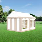 Partytent 3x4 PVC - Classic | Zandkleur / wit, Partytent, Minder dan 4 meter, Nieuw, 2 meter of meer