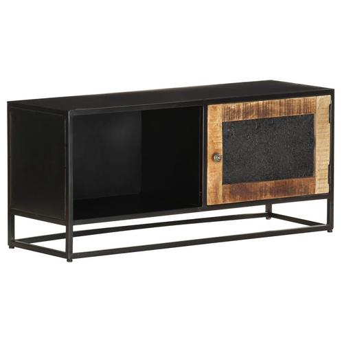 vidaXL Tv-meubel 90x30x40 cm ruw mangohout, Huis en Inrichting, Kasten | Televisiemeubels, 25 tot 50 cm, Nieuw, Overige houtsoorten