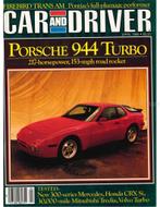 1985 CAR AND DRIVER MAGAZINE APRIL ENGLISH, Boeken, Auto's | Folders en Tijdschriften, Nieuw, Author