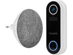 Hombli Slimme Deurbel 2 - 1080p Video Deurbel en Chime, Verzenden, Nieuw