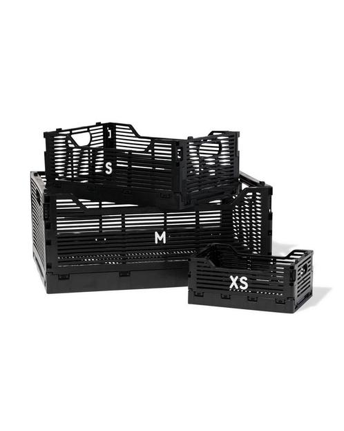 HEMA Klapkrat letterbord recycled zwart, Huis en Inrichting, Kasten | Overige, Nieuw, Verzenden