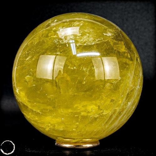 Zeldzame Droomachtige Citrien Bol van Hoogste Kwaliteit uit, Verzamelen, Mineralen en Fossielen