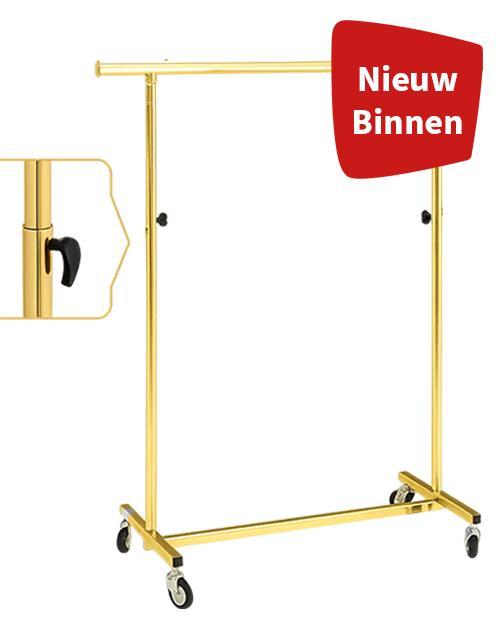 LUXE Inklapbaar kledingrek op wielen met rem van onze, Huis en Inrichting, Overige Huis en Inrichting