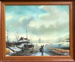 Nederlandse school (XX) - A Dutch Winter Landscape