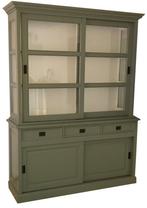 Engels groene buffetkast Montfoort 160cm, Ophalen of Verzenden, Nieuw