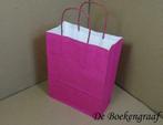 Papieren tassen / draagtassen, PINK/ROZE, 3 maten leverbaar, Diversen, Schrijfwaren, Ophalen of Verzenden, Nieuw