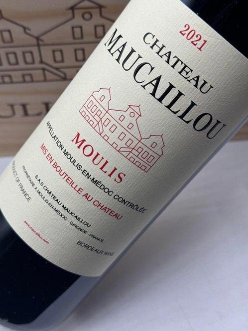2021 Chateau Maucaillou moulis - Bordeaux, Médoc - 6 Flessen, Verzamelen, Wijnen