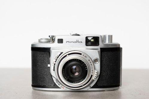 Minolta A (Ä) + Rokkor 45mm f3,5 Meetzoeker camera (Zonder, Audio, Tv en Foto, Fotocamera's Analoog