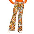 Disco 70S Broek Blauw Oranje Dames, Kleding | Dames, Verzenden, Nieuw