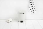 Brabantia NewIcon Prullenbak - 5 liter - White, Ophalen of Verzenden, Zo goed als nieuw