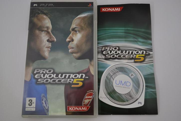 Pro Evolution Soccer 5 (PSP PAL), Spelcomputers en Games, Games | Sony PlayStation Portable, 1 speler, Zo goed als nieuw, Verzenden