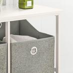 SoBuy Wasmand - BZR57-W - Incl. Legplank - 2 Compartimenten, Huis en Inrichting, Verzenden, Nieuw