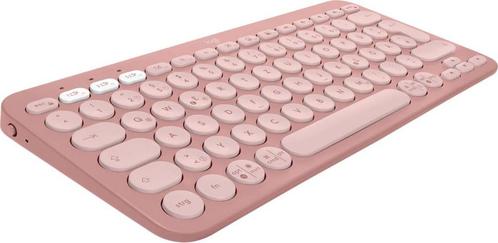 Logi Bolt, Bluetooth toetsenbord Roze QWERTZ Duits, Computers en Software, Toetsenborden, Nieuw, Ophalen of Verzenden
