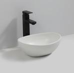 SALE - Durva 35 - Mat wit - Waskom -  -  - Keramiek -  Ovaal, Ophalen of Verzenden, Nieuw